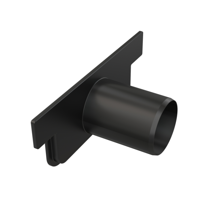 ZAŚLEPKA DO ODWODNIENIA Z WLOTEM Ø40MM POLIPROPYLEN UV ODPORNA 137X53X60