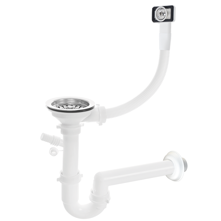 SYFON 3,5" Z PRZELEWEM DO ZLEWOZMYWAKA 1-KOMOROWEGO