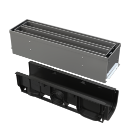 ODWODNIENIE ZEWNĘTRZNE SZCZELINOWE 100MM STAL NIERDZEWNA AISI 304 MODUŁOWY SYSTEM