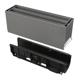 ZEWNĘTRZNE ODWODNIENIE SZCZELINOWE STALOWE 160MM Z REWIZJĄ, DO 25T