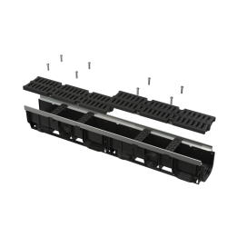 ZEWNĘTRZNE ODWODNIENIE 100MM METALOWE OBRAMOWANIE, KOMPOZYT C250 KLASY