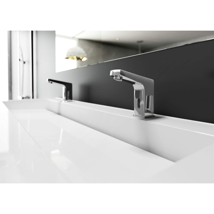BATERIA UMYWALKOWA BEZDOTYKOWA Z REGULACJĄ TEMPERATURY - 4XAA STAłA CHROM SENSOR BCH 029R