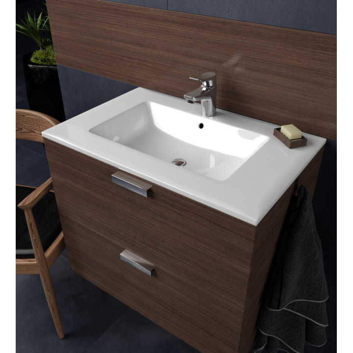 ESPACIO BATERIA UMYWALKOWA STOJĄCA, KOREK Z TWORZYWA CLICK-CLACK, CHROM