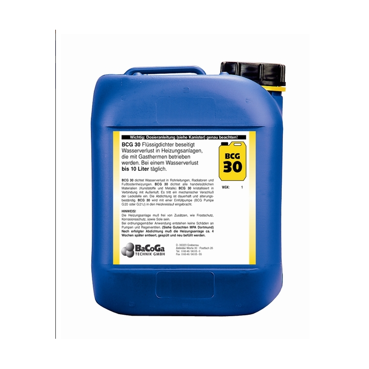 PłYN BCG 30E DO USZCZELNIANIA - WYCIEK 10 L/24H - BUTELKA 1,0 L