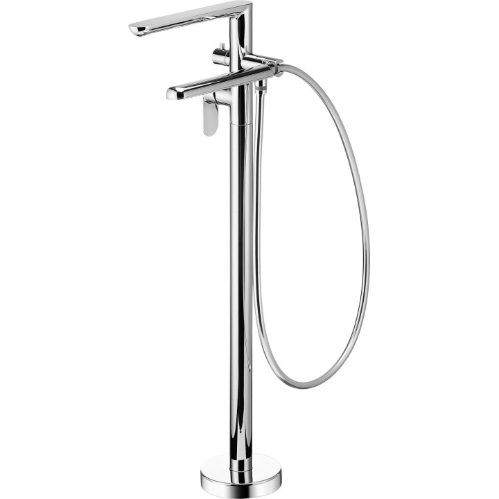 BATERIA WANNOWA WOLNOSTOJĄCA Z ZESTAWEM PRYSZNICOWYM CHROM BGA 017M