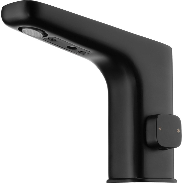 BATERIA UMYWALKOWA BEZDOTYKOWA Z REGULACJĄ TEMPERATURY - 4XAA NERO BQH N29R