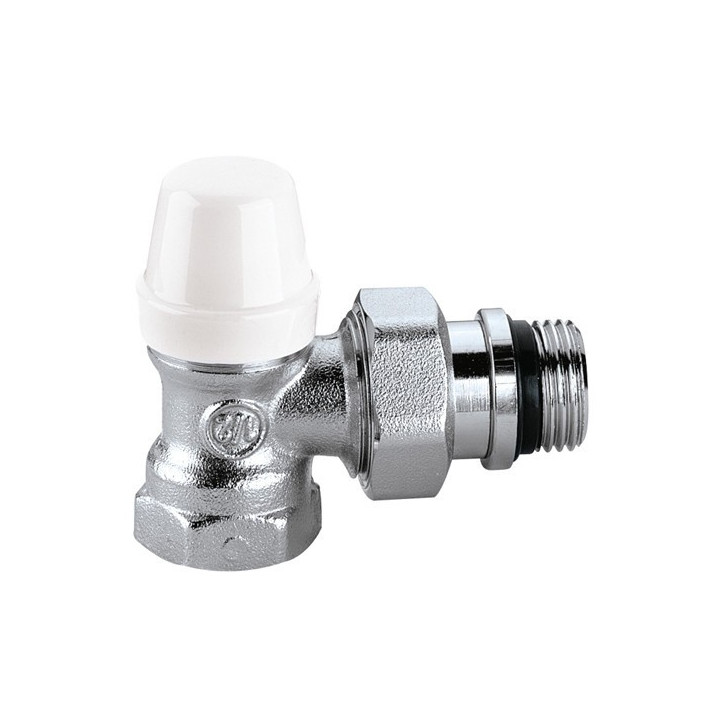 CALEFFI ZAWÓR ODCINAJĄCY KĄTOWY 1/2 Z POKRĘTłEM