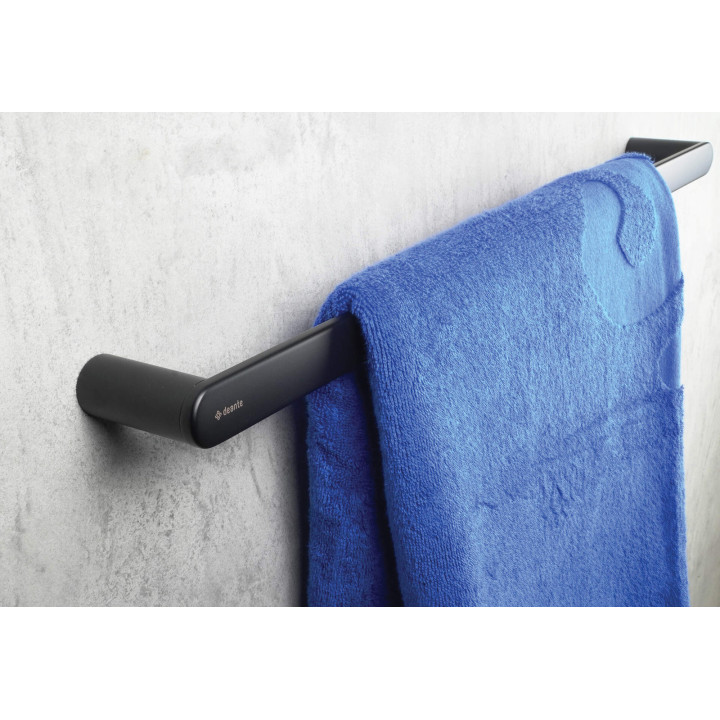 Wieszak ścienny na ręcznik - 60 cm nero ADR N621