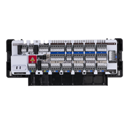 PRZEWODOWA LISTWA Z MODUłEM, 5 STREF, 230V