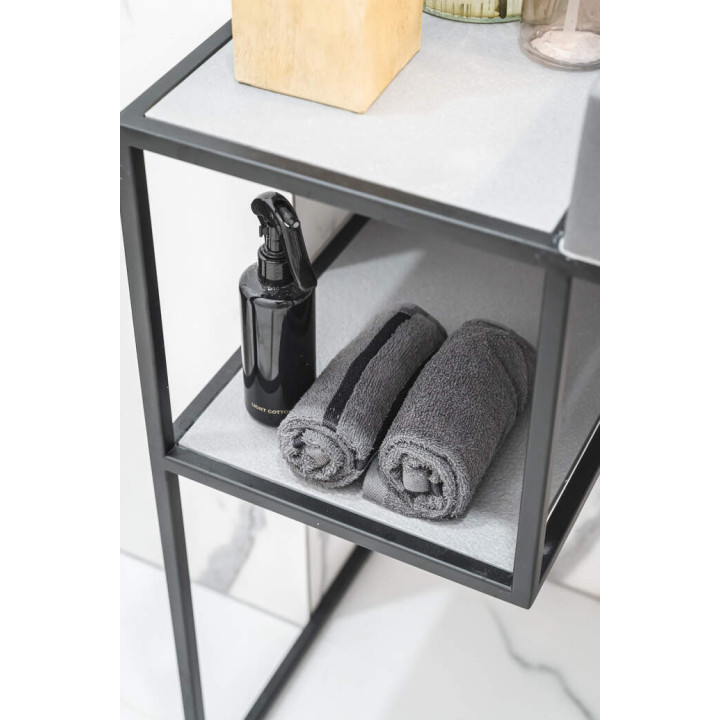 PÓłKA KAMIENNA DO KONSOLI LUB SłUPKA - SYSTEM MODUłOWY SZARY MAT CBL S30B