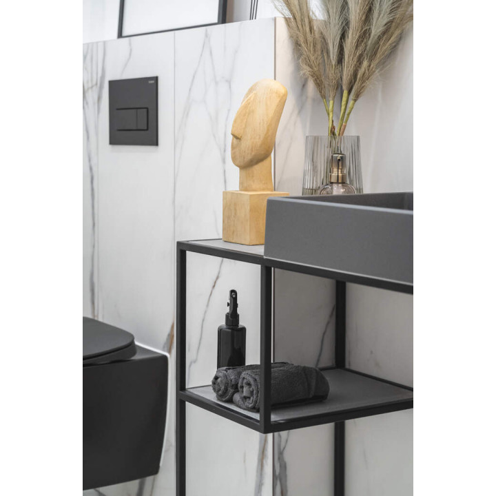 PÓłKA KAMIENNA DO KONSOLI LUB SłUPKA - SYSTEM MODUłOWY SZARY MAT CBL S30B