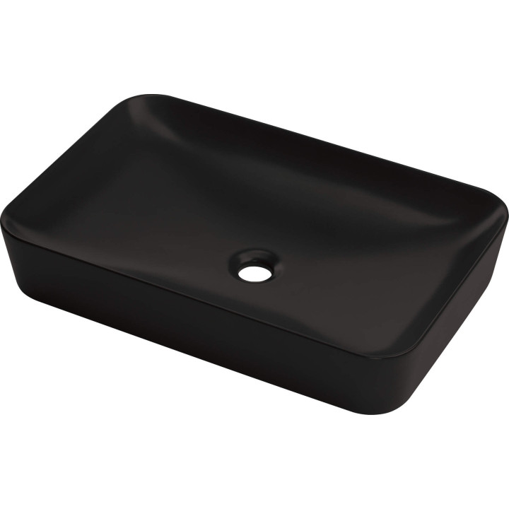 UMYWALKA CERAMICZNA NABLATOWA - 60X40 CM NERO CDS NU6S