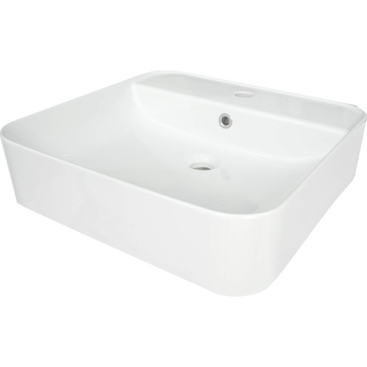 UMYWALKA CERAMICZNA NABLATOWA/ŚCIENNA Z MIEJSCEM NA BATERIĘ BIAłY CDY 6U5W