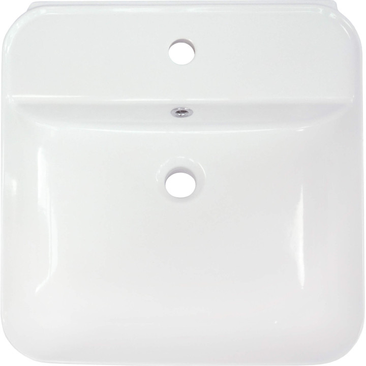 UMYWALKA CERAMICZNA NABLATOWA/ŚCIENNA Z MIEJSCEM NA BATERIĘ BIAłY CDY 6U5W