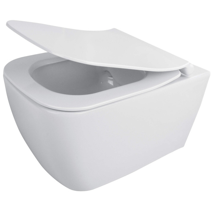 MISKA WC Z DESKĄ BEZKOłNIERZOWA BIAłY BIAłY CDYD6ZPW