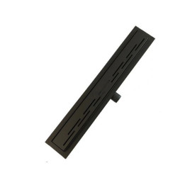 ODPłYW LINIOWY CZARNY MATOWY 80CM STAL NIERDZEWNA