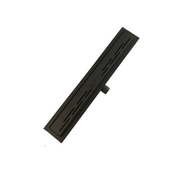 ODPłYW LINIOWY CZARNY MATOWY 80CM STAL NIERDZEWNA
