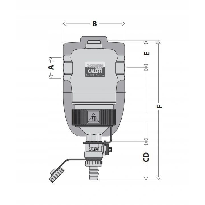 546305 DIRTMAG SEPARATOR ZANIECZYSZCZEŃ Z MAGNESEM 3/4