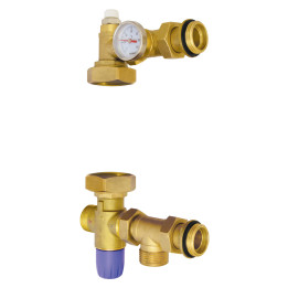 GRUPA MIESZAJĄCA DO ROZDZIELACZA 1" Z ZAWOREM TERMOSTATYCZNYM 3-DROGOWYM, DLA POMPY 130 MM