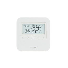 BEZPRZEWODOWY, NATYNKOWY, CYFROWY REGULATOR TEMPERATURY SIECI ZIGBEE - TYGODNIOWY, 2XAA, BIAłY