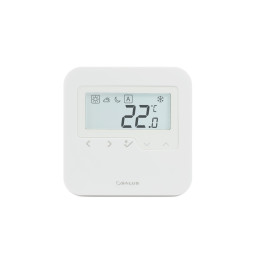 BEZPRZEWODOWY, NATYNKOWY, CYFROWY REGULATOR TEMPERATURY SIECI ZIGBEE - DOBOWY, 2XAA, BIAłY