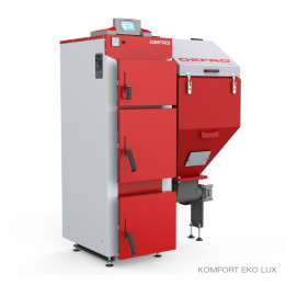 KOCIOł Z PODAJNIKIEM DEFRO KOMFORT EKO LUX 12KW LEWY