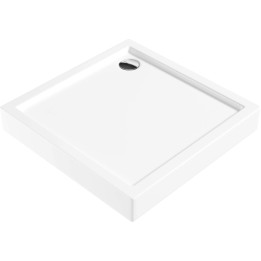 BRODZIK AKRYLOWY KWADRATOWY 90 CM BIAłY KGJ 041B