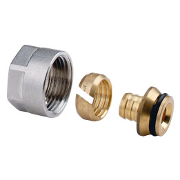 ZłACZKA ZACISKOWA 3-4" DO RUR Z TWORZYWA 16X2 MM (KPL. 2 SZT)