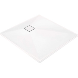 BRODZIK GRANITOWY KWADRATOWY 90X90 CM BIAłY KQR A41B