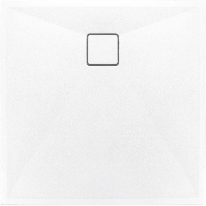 BRODZIK GRANITOWY KWADRATOWY 90X90 CM BIAłY KQR A41B