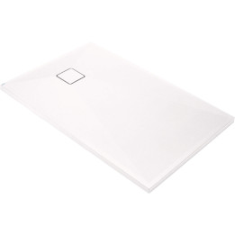 BRODZIK GRANITOWY PROSTOKĄTNY 140X80 CM BIAłY KQR A48B