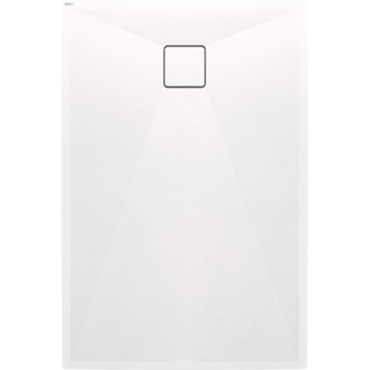 BRODZIK GRANITOWY PROSTOKĄTNY 140X80 CM BIAłY KQR A48B