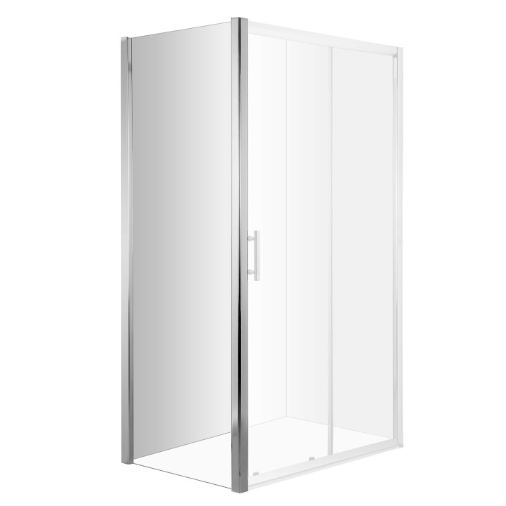 ŚCIANKA PRYSZNICOWA BOCZNA 80 CM CHROM KTC 032S
