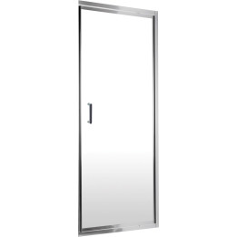 DRZWI PRYSZNICOWE WNĘKOWE 80 CM - UCHYLNE CHROM KTJ 012D