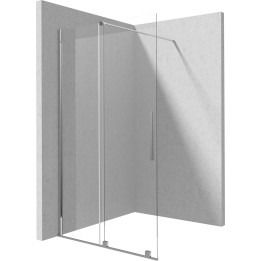 ŚCIANKA PRYSZNICOWA WALK-IN 100 CM - PRZESUWNA CHROM KTJ 030R