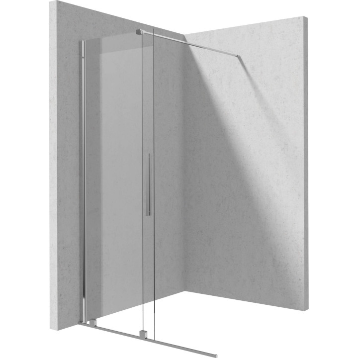 ŚCIANKA PRYSZNICOWA WALK-IN 100 CM - PRZESUWNA CHROM KTJ 030R