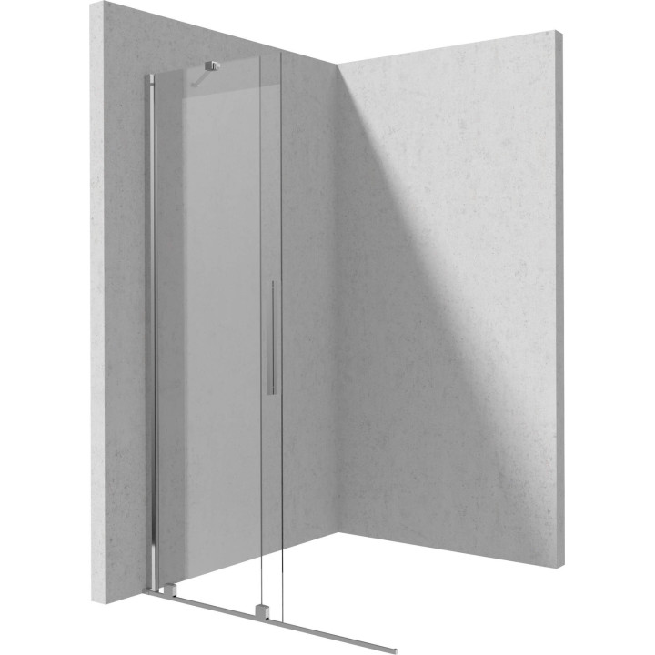 ŚCIANKA PRYSZNICOWA WALK-IN 120 CM - PRZESUWNA CHROM KTJ 032R