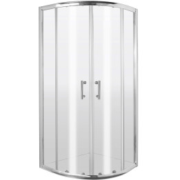 KABINA PRYSZNICOWA PÓłOKRĄGłA 80 CM CHROM KTJ 052P