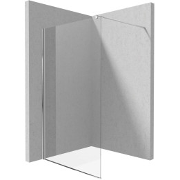 ŚCIANKA PRYSZNICOWA / WALK-IN SYSTEMU KERRIA PLUS - 140 CM CHROM KTS 034P