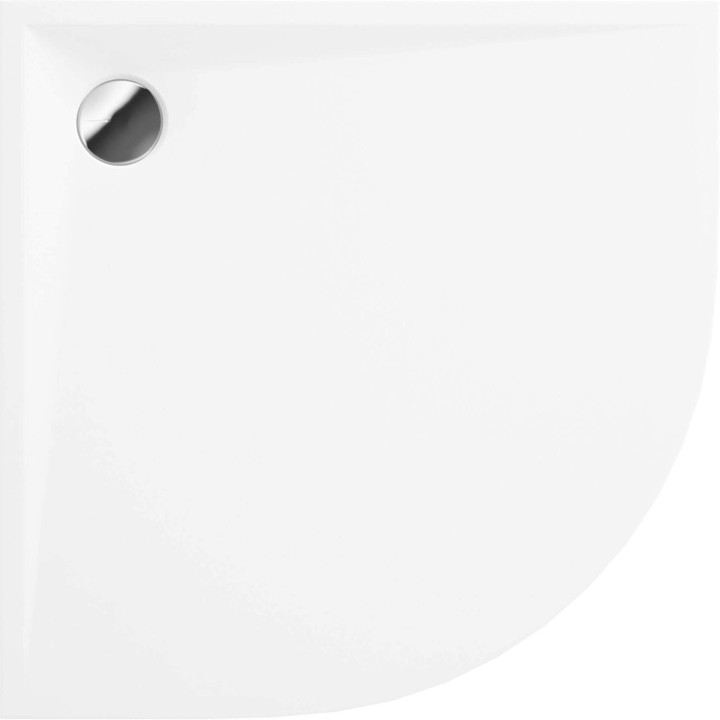 BRODZIK AKRYLOWY PÓłOKRĄGłY 90 CM BIAłY KTS 053B