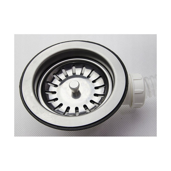 SYFON DO ZLEWOZMYWAKA GRANITOWEGO 1-KOMOROWEGO - SPACE-SAvER STAL ZXY 9915