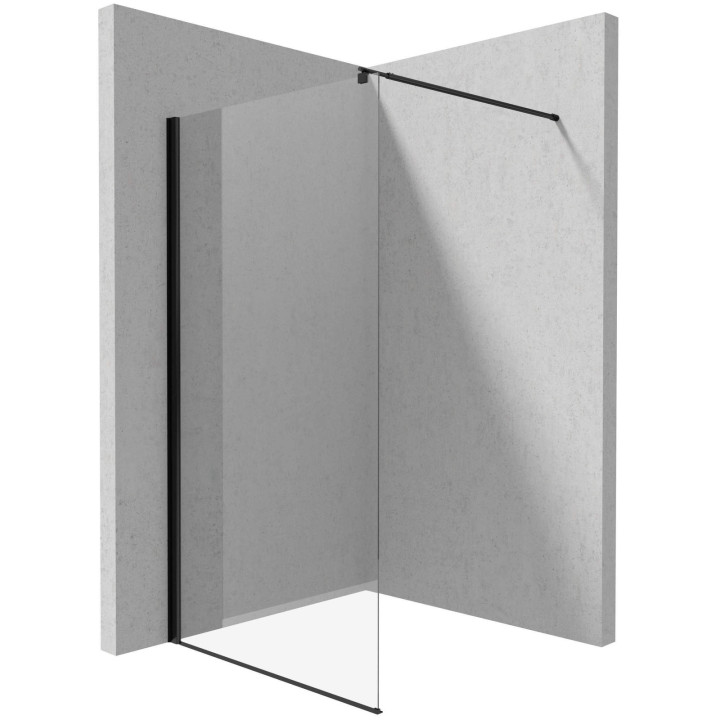 ŚCIANKA PRYSZNICOWA / WALK-IN SYSTEMU KERRIA PLUS 110 CM NERO KTS N31P
