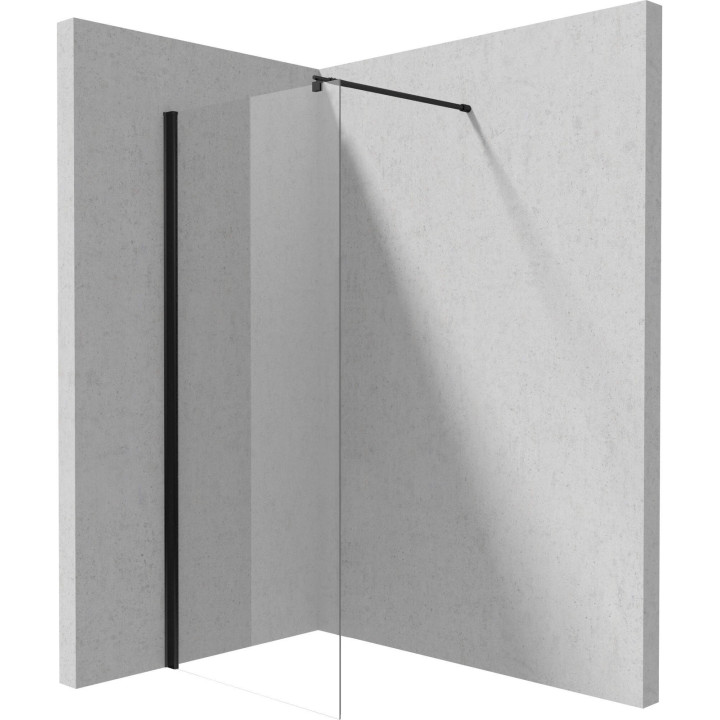 ŚCIANKA PRYSZNICOWA / WALK-IN SYSTEMU KERRIA PLUS 80 CM NERO KTS N38P