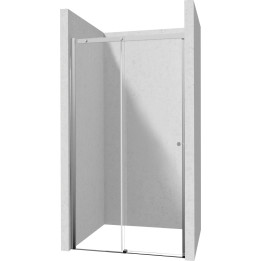 DRZWI PRYSZNICOWE 100 CM - PRZESUWNE CHROM KTSP010P