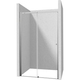 DRZWI PRYSZNICOWE 160 CM - PRZESUWNE CHROM KTSP016P