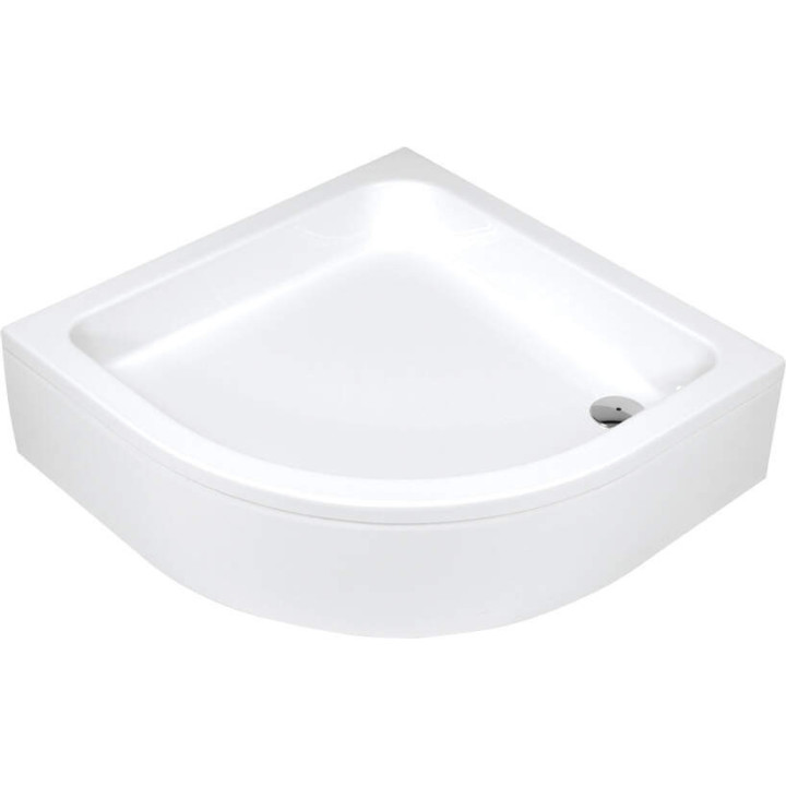 BRODZIK AKRYLOWY PÓłOKRĄGłY 90 CM BIAłY KTU 031B