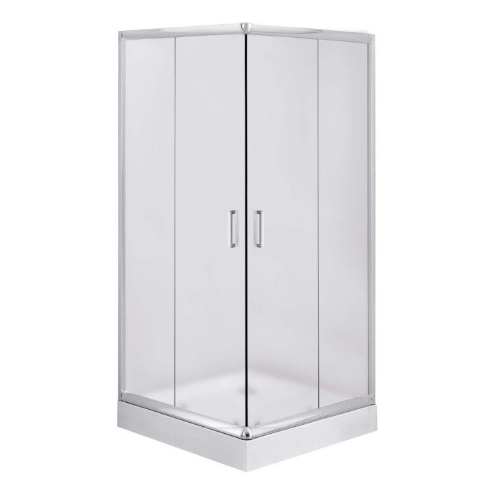 KABINA PRYSZNICOWA KWADRATOWA 90 CM CHROM KYC 641K