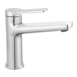 STRATOS BATERIA UMYWALKOWA STOJĄCA, KOREK METALOWY CLICK-CLACK, CHROM