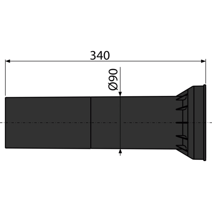 ZłĄCZE PRZEDłUŻONE DO STOSOWANIA Z WC DLA OSÓB NIEPEłNOSPRAWNYCH