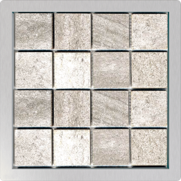 KRATKA ŚCIEKOWA 92×92 MM STAL NIERDZEWNA DO WYPEłNIENIA PłYTKĄ